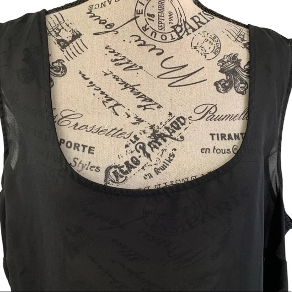 * Giorgio Fiorline women’s plus 1X sheer tank top - Picture 2 of 9